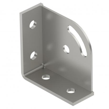 Mounting bracket, 90° with 6 holes A4 Stainless steel | Bright, treated