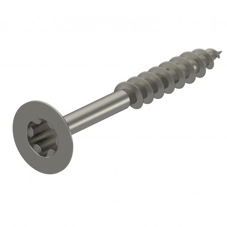 Chipboard screw, with Torx, countersunk head, stainless steel