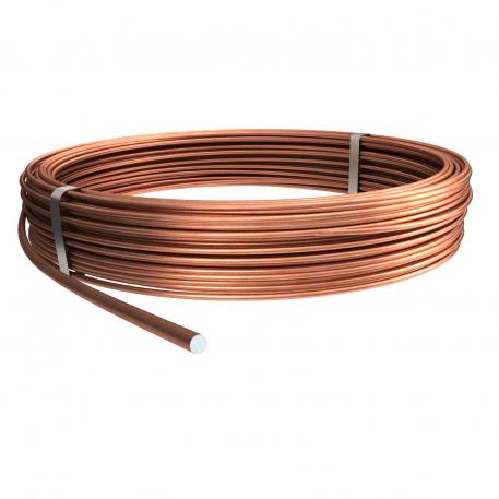 Round conductor, copper sheathed 10 |  |  | 78 | Steel