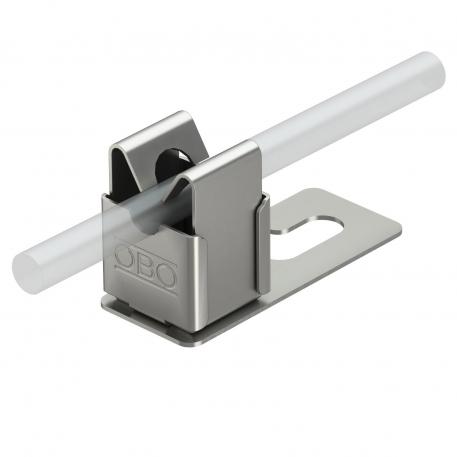 Roof conductor holder for tiled, slated and corrugated roofs, Rd 8, A2 21 | Rd 8