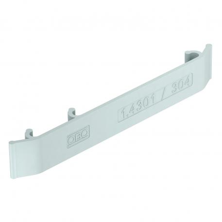 Identification clip Light grey; RAL 7035 | Polyamide