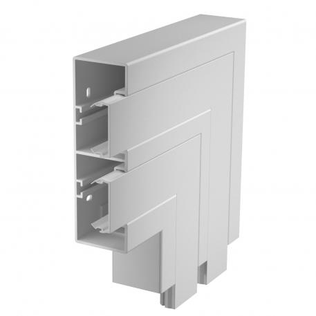 Flat angle, for device installation trunking Rapid 45-2 type GK-53165 165 | 53 | Light grey; RAL 7035