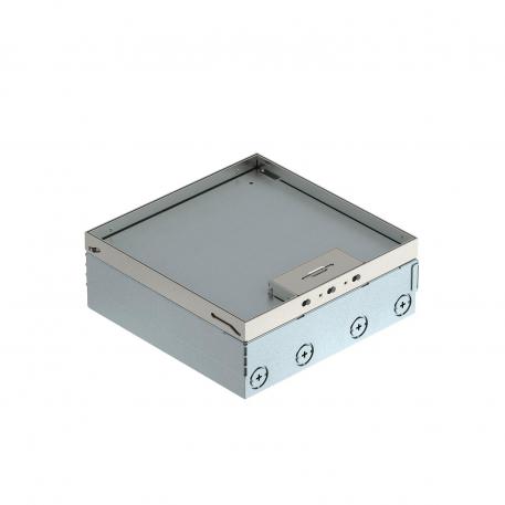 UDHOME9 floor box, freely equippable, stainless steel 15